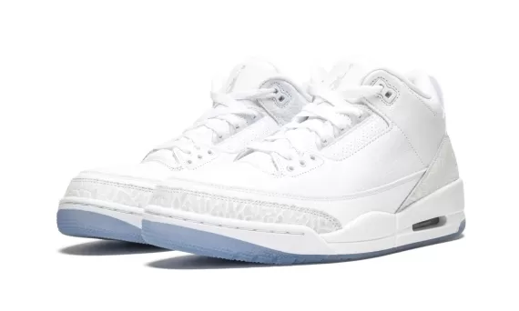 Women's Air Jordan 3 Retro - Pure White - Now In Stock