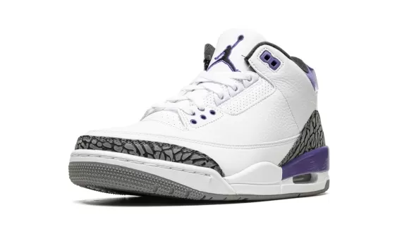 New Original Air Jordan 3 - Dark Iris For Men