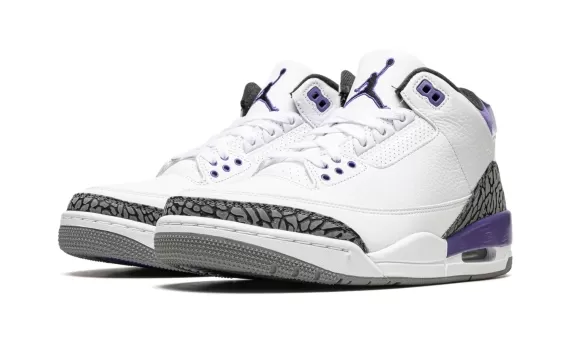 Outlet Sale on Original Women's Air Jordan 3 - Dark Iris