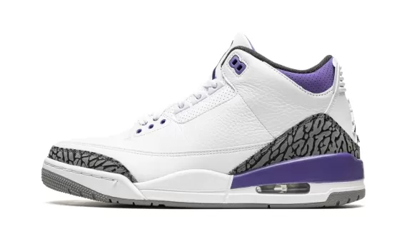 Air Jordan 3 - Dark Iris - Original For Men