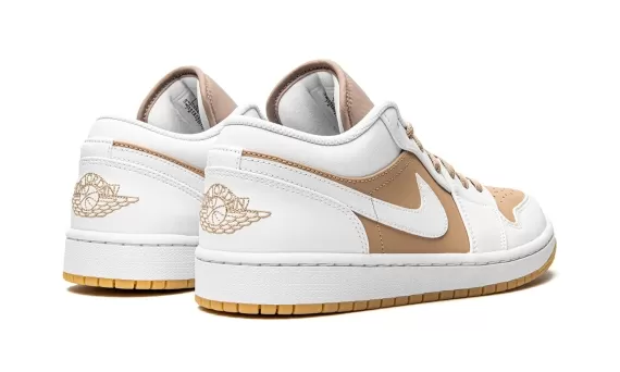 Air Jordan 1 Low - Hemp / White, buy now for women