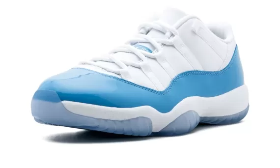 Womens Air Jordan 11 Retro Low - University Blue & White