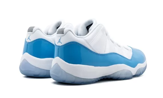 New Womens Air Jordan 11 Retro Low in White & University Blue