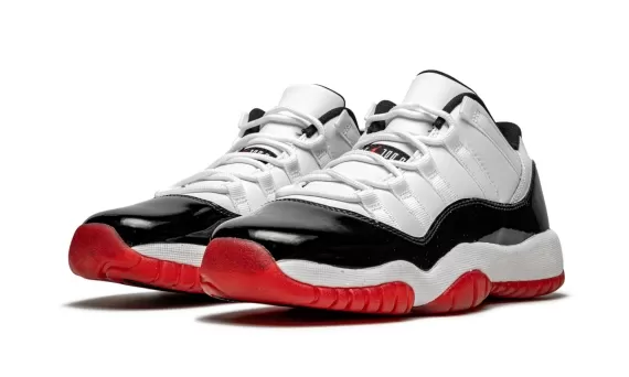 Shop Women's Air Jordan 11 Low GS - Concord Bred Outlet!