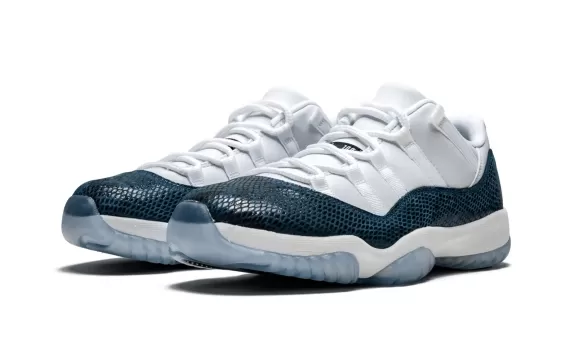 Shop the Outlet for Air Jordan11 Retro Low LE - Blue Snakeskin