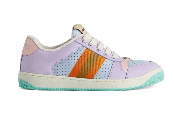 Buy New Gucci Lovelight Screener sneakers - Lilac Purple/multicolour for Women