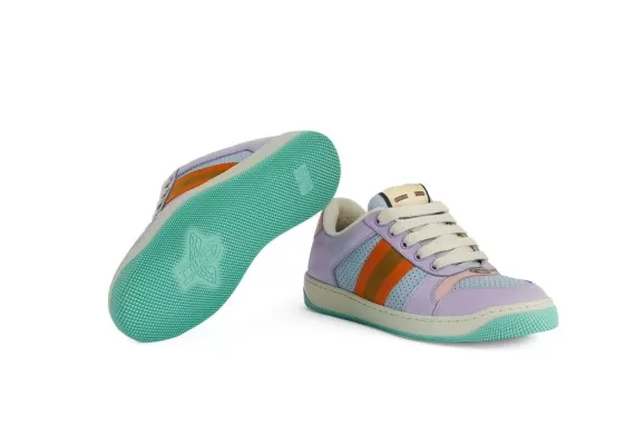 Save on Gucci Lovelight Screener sneakers in Lilac Purple/multicolour for Women