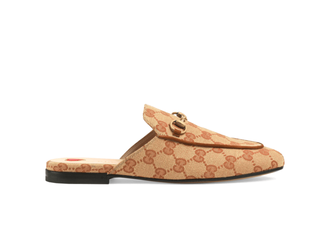 Gucci Princetown GG canvas slipper: Buy Now at our Outlet Sale!
