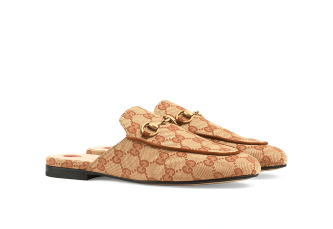 Get Ready for the Summer - Gucci Princetown GG canvas slipper for Men - Outlet Sale!