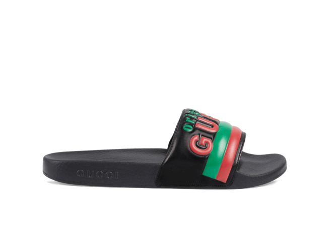 Gucci Slide Sandal Black - Men's - Outlet Sale - Original