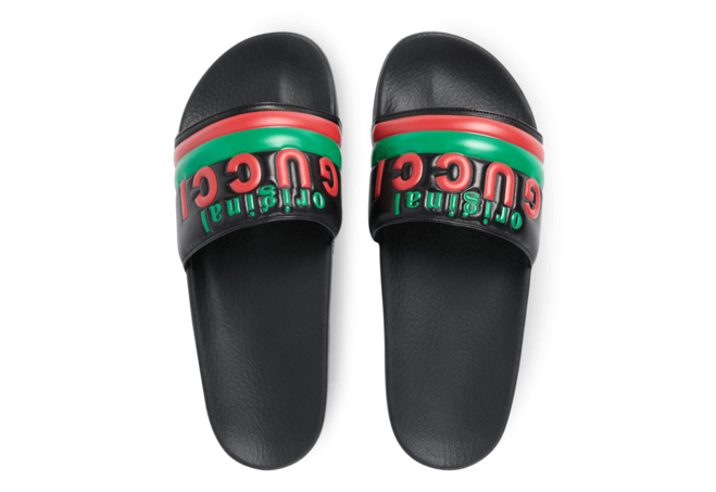 Look Your Best with Women's Gucci Slide Sandal Black!