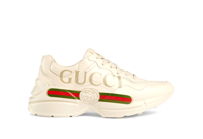 Buy Men's Gucci Rhyton Logo Leather Sneaker - Outlet Sale