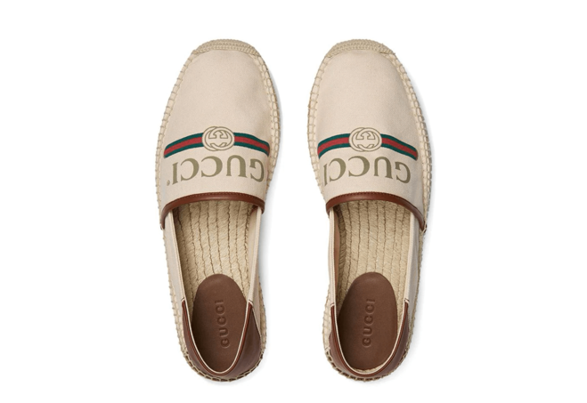 Latest Collection of Gucci Logo Canvas Espadrille for Women Now In Stock