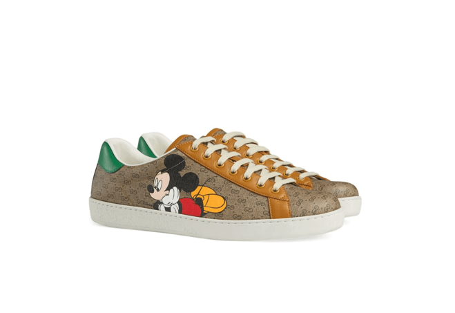 The Latest Men's Gucci x Disney GG Ace Sneakers