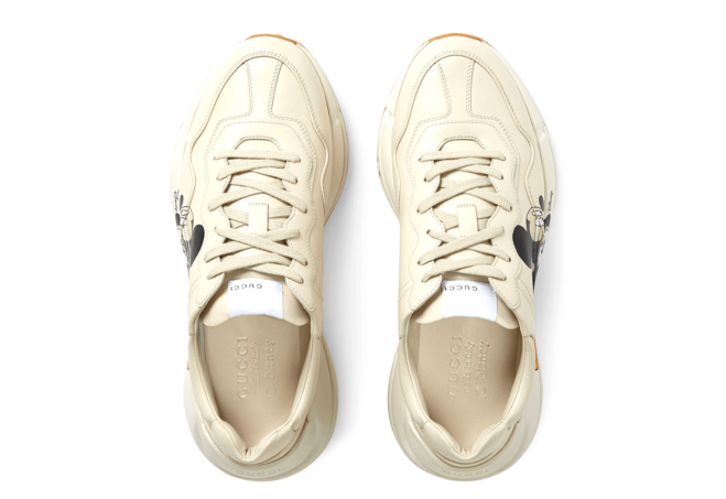 Women's Luxury Disney x Gucci Rhyton Sneaker Available Now at Outlet Sale!