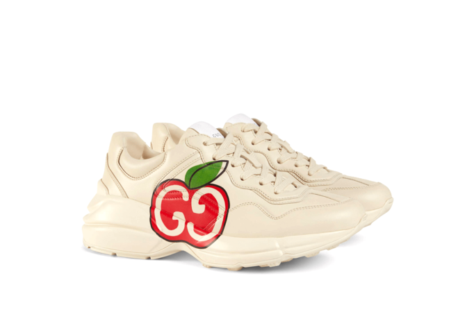 Discounted Gucci Rhyton GG Apple Sneaker for Women