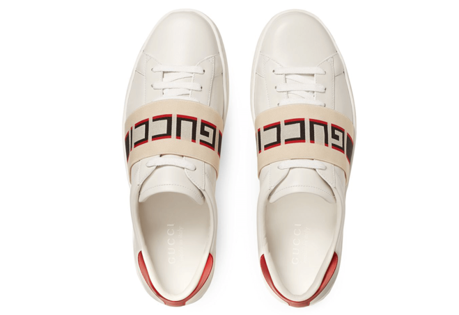 Step into Style with Red Ace Gucci Stripe Sneakers - Buy Original and New!