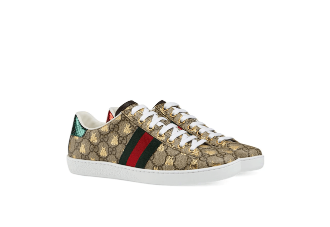 Get Your Own Original Gucci Ace GG Supreme Sneaker with Bees - She'll Love It