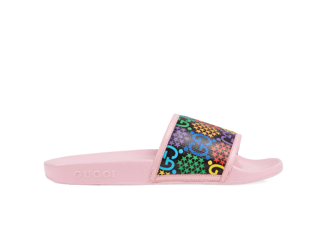 Gucci Psychedelic Slides Sandal Pink