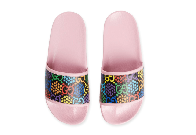 Gucci Psychedelic Slides Sandal Pink