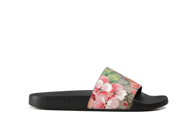 Gucci Blooms Supreme Slide Sandals