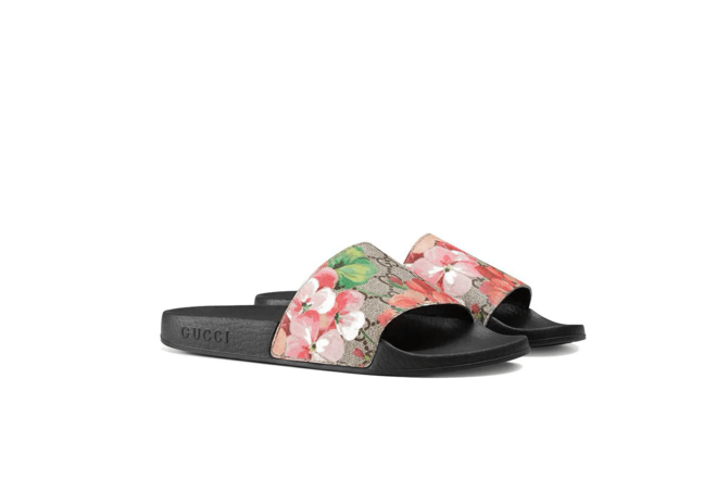 Sale! Gucci Blooms Supreme Slide Sandals for Men