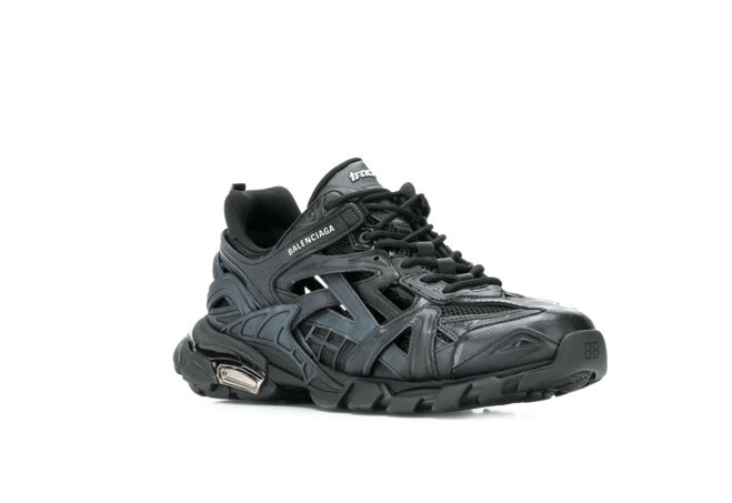 Shop the Balenciaga Track.2 Women's Sneaker in Black Neoprene and Rubber