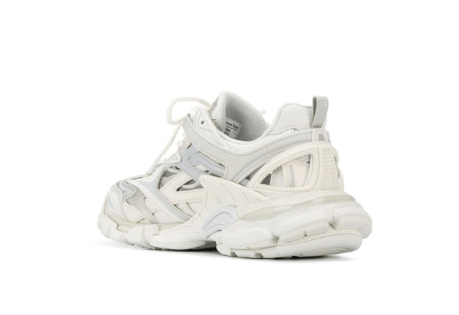 Get the Look - Women's White Balenciaga Track.2 Open Sneakers on Sale Now!