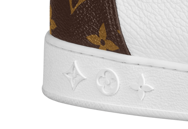 Louis Vuitton Boombox Sneaker Boot White Patent Monogram Canvas