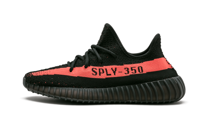 Womens Yeezy Boost 350 V2 Red Shoes - Outlet Store