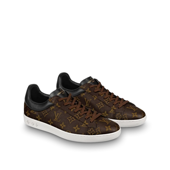 Brand New Louis Vuitton Luxembourg Sneaker Monogram Canvas Brown For Men