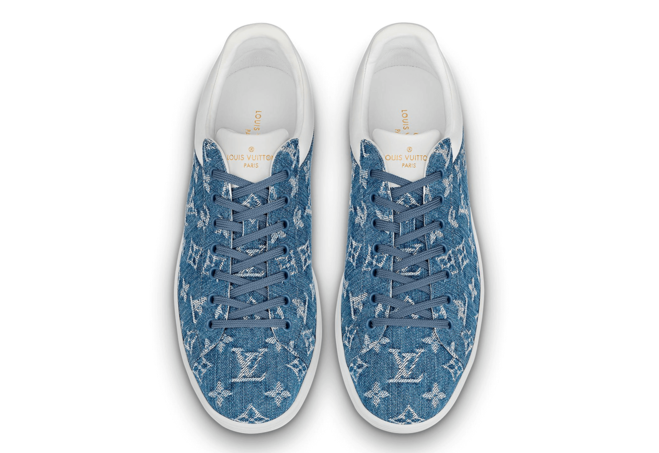 Check Out the Latest Louis Vuitton Luxembourg Sneaker in Navy Blue for Men