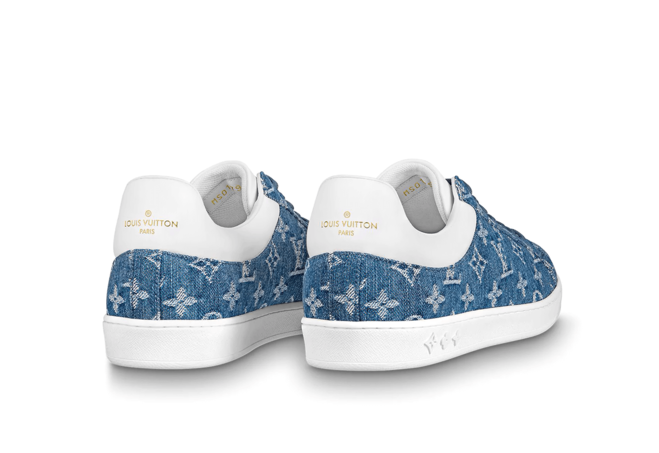 Get the Louis Vuitton Luxembourg Sneaker in Navy Blue for Men at the Outlet