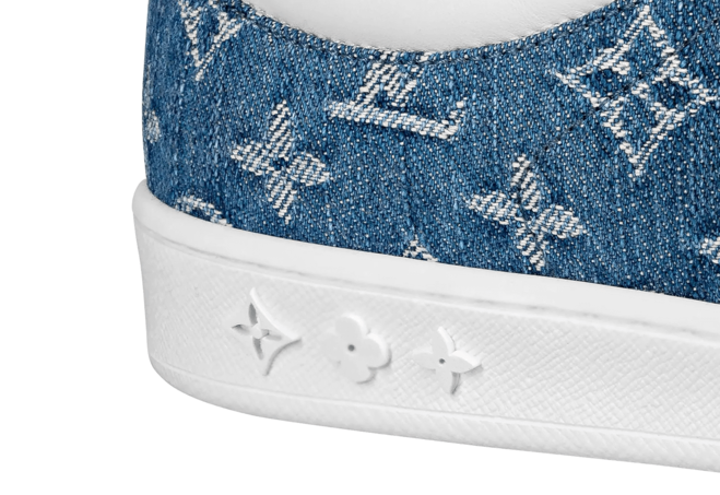 Upgrade Your Style with the Men's Louis Vuitton Luxembourg Sneaker in Navy Blue