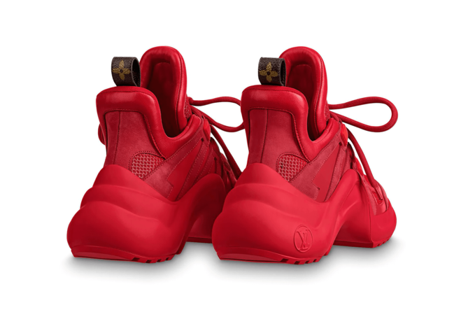 Womens Louis Vuitton Archlight Red - the hottest sneaker