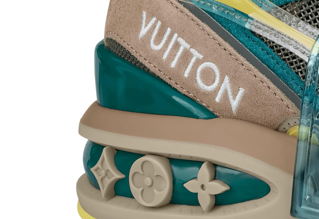 Louis Vuitton Trail Sneaker Suede Calf Leather Beige