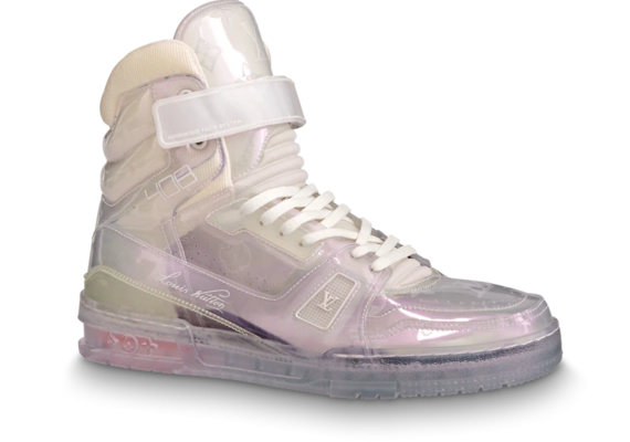 Alt- Buy the original Louis Vuitton Trainer Sneaker Boot with Transparent Material and White for Men