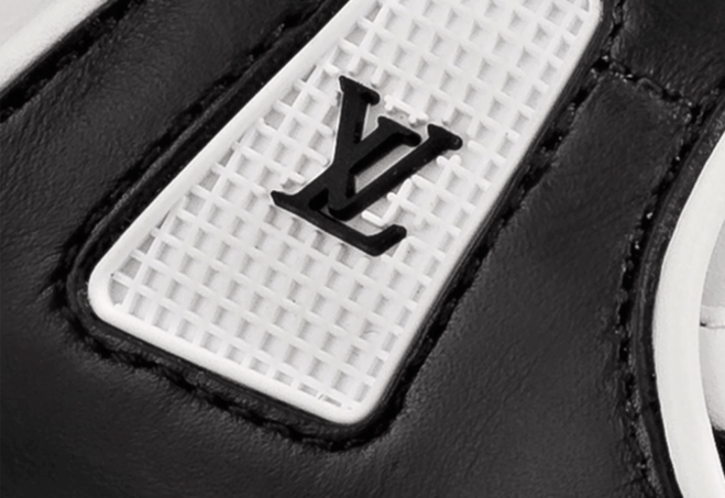 Own a piece of luxury with the Louis Vuitton Trainer Sneaker Calf Leather Black.