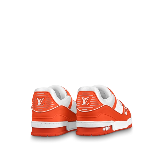 Men's Orange Louis Vuitton Trail Sneaker for Sale