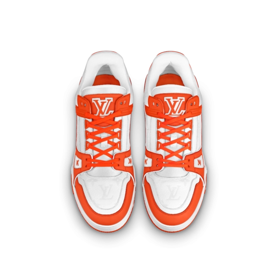 Get the New Louis Vuitton Trail Sneaker Orange for Men