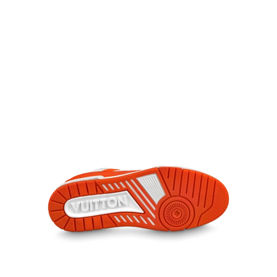 Shop Men's Orange Louis Vuitton Trail Sneaker - New