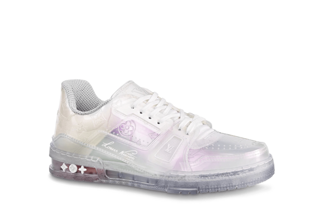 Buy a New Louis Vuitton Trainer Sneaker in Transparent Material, White for Men