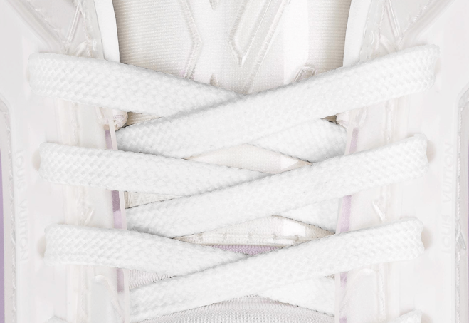Louis Vuitton Trainer Sneaker Transparent Material White