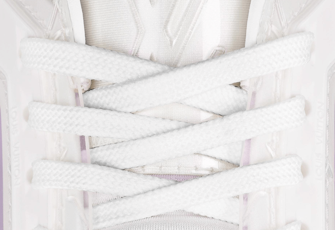 Shop the Louis Vuitton Trainer Sneaker in Transparent Material, White for Men