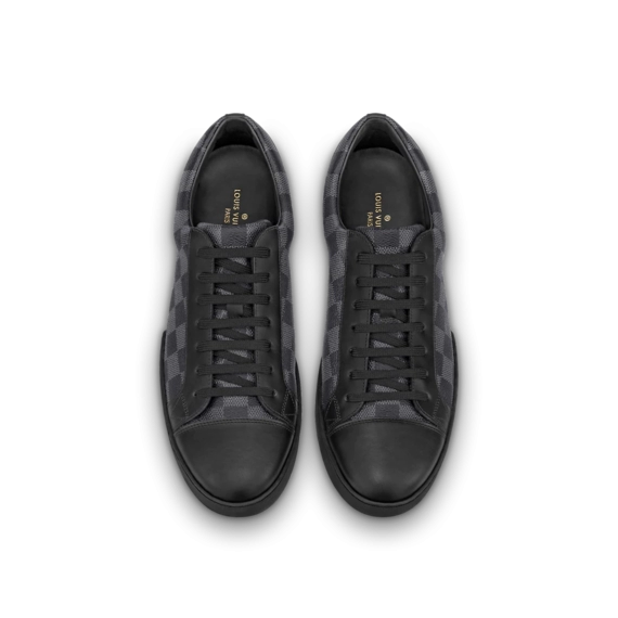 Get Your Hands On The Latest Louis Vuitton Match Up Graphite Damier Coated Canvas Sneaker!
