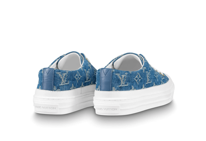 Shop for the Original Louis Vuitton Stellar Sneaker Monogram Denim Bleu Jeans Blue for Women