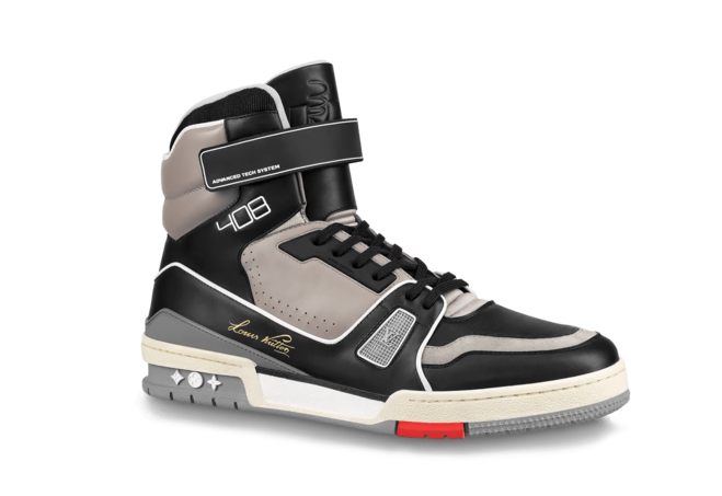 Louis Vuitton Trainer Sneaker Boot Black