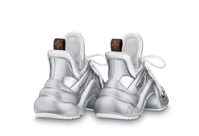 Fresh and Stylish Louis Vuitton Shoes - Archlight Sneaker Silver for Women