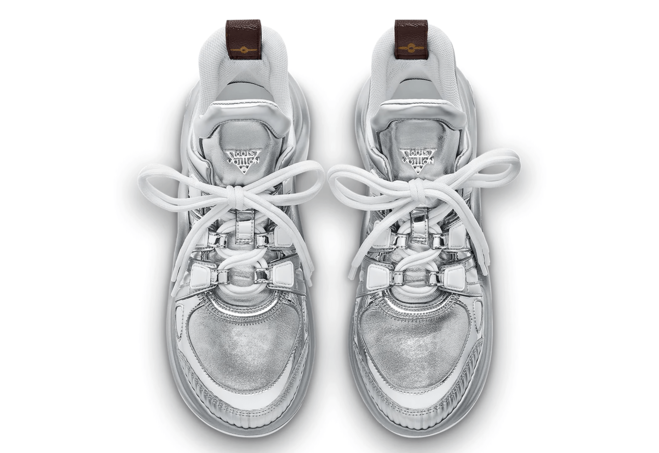 Enhance your Wardrobe with Louis Vuitton Archlight Sneaker Silver Shoes for Women