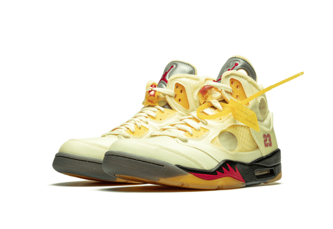 Get the New Air Jordan 5 Retro SP - Off-White Sail for Men Now